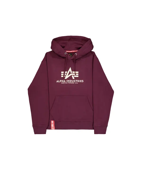 ALPHA INDUSTRIES ALPHA INDUSTRIES Majica 'Basic'  bež / temno rdeča