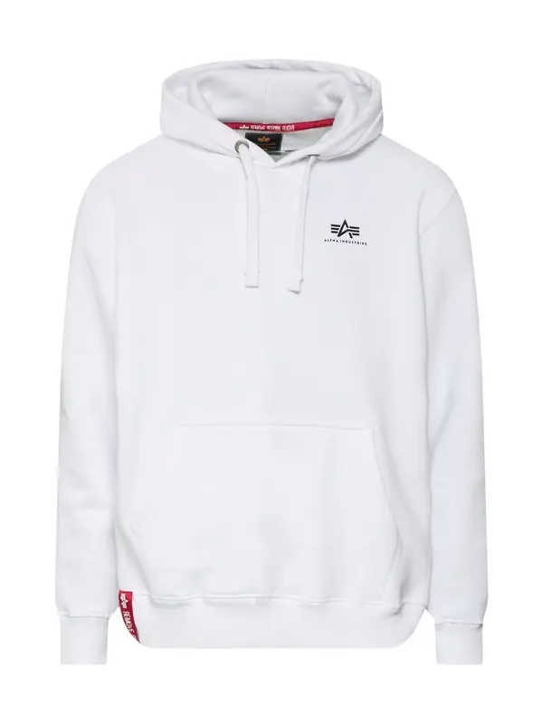 ALPHA INDUSTRIES ALPHA INDUSTRIES Majica 'Basic'  črna / bela