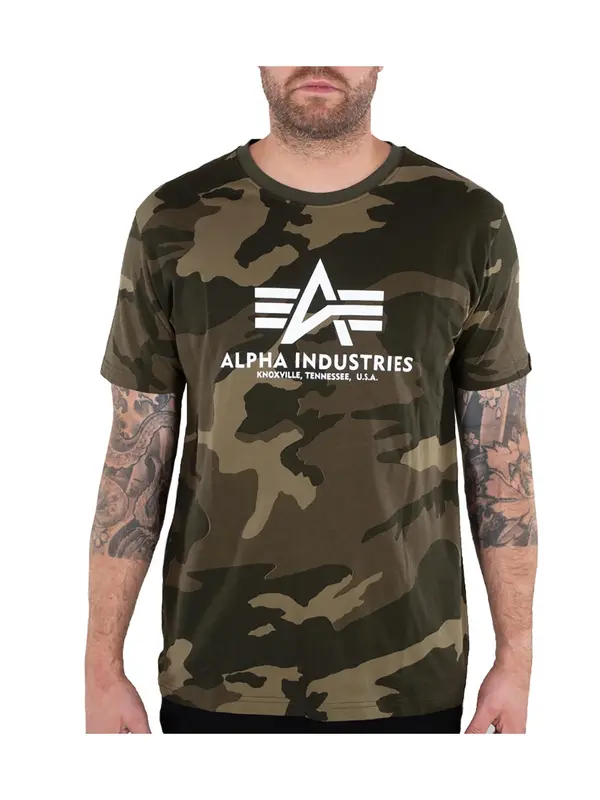 ALPHA INDUSTRIES ALPHA INDUSTRIES Majica 'Basic Logo'  mešane barve