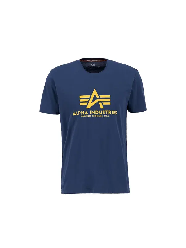 ALPHA INDUSTRIES ALPHA INDUSTRIES Majica 'Basic'  mornarska