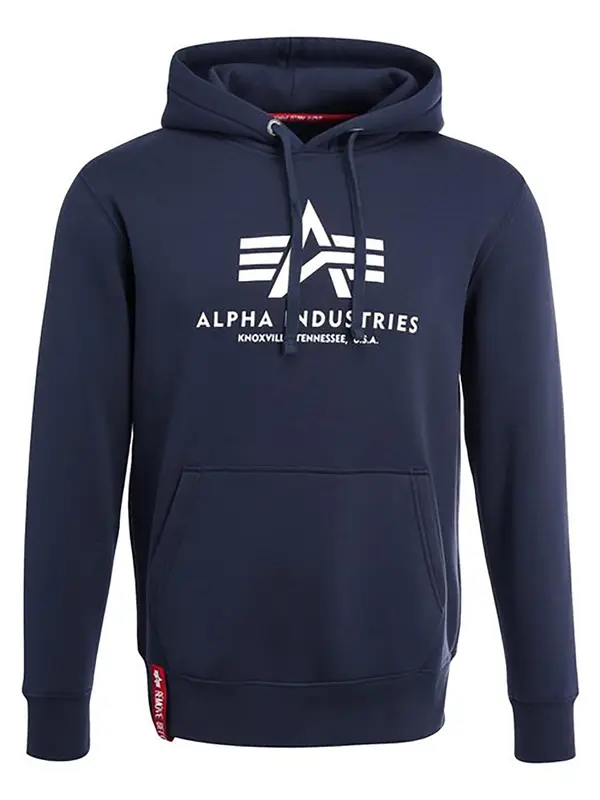 ALPHA INDUSTRIES ALPHA INDUSTRIES Majica 'Basic'  mornarska