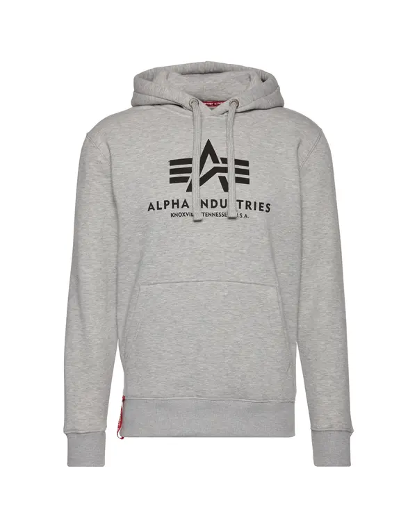 ALPHA INDUSTRIES ALPHA INDUSTRIES Majica 'Basic'  siva
