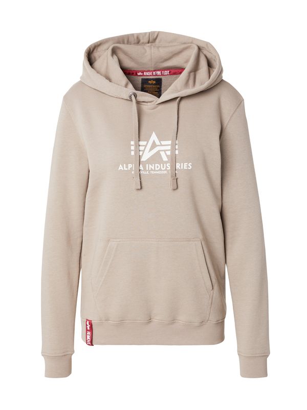 ALPHA INDUSTRIES ALPHA INDUSTRIES Majica  bež / bela