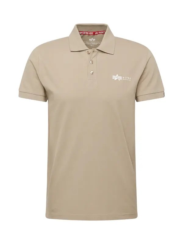 ALPHA INDUSTRIES ALPHA INDUSTRIES Majica  bež / bela