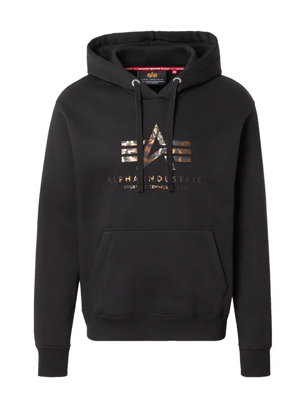 ALPHA INDUSTRIES ALPHA INDUSTRIES Majica  bež / grafit / temno oranžna / črna