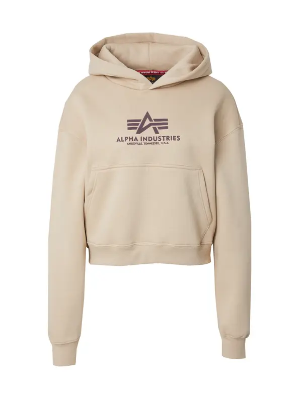 ALPHA INDUSTRIES ALPHA INDUSTRIES Majica  bež / jajčevec