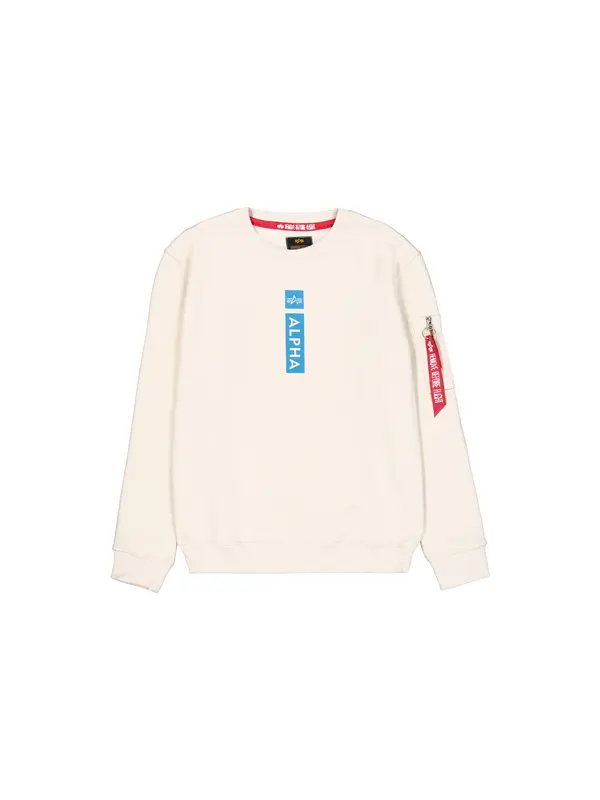ALPHA INDUSTRIES ALPHA INDUSTRIES Majica  bež / nebeško modra / rdeča