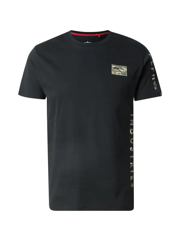 ALPHA INDUSTRIES ALPHA INDUSTRIES Majica  bež / rjava / zelena / črna