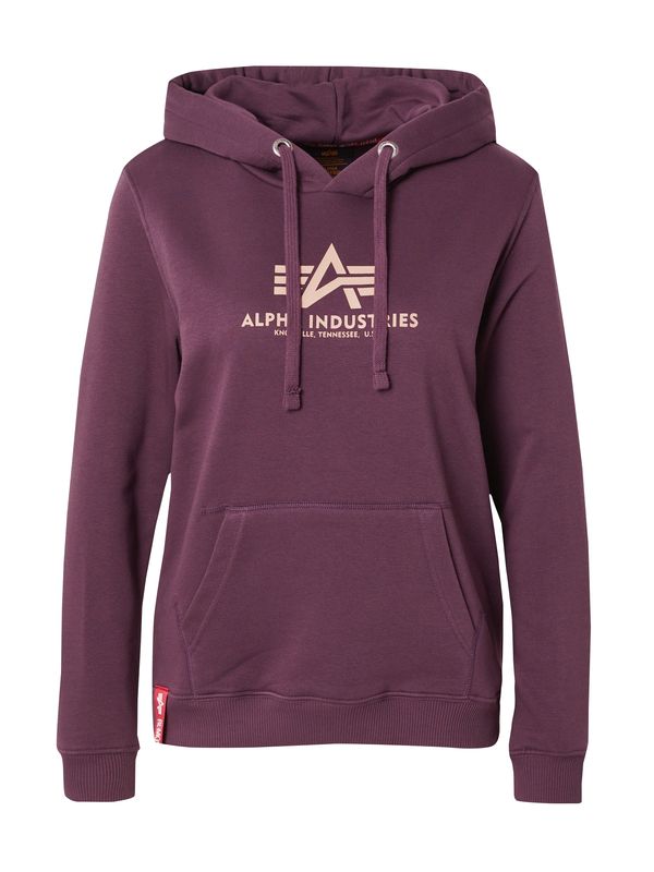 ALPHA INDUSTRIES ALPHA INDUSTRIES Majica  bež / sliva