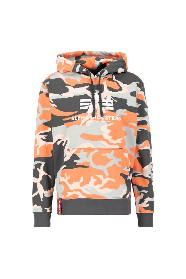 ALPHA INDUSTRIES ALPHA INDUSTRIES Majica 'Camo'  mešane barve / oranžna