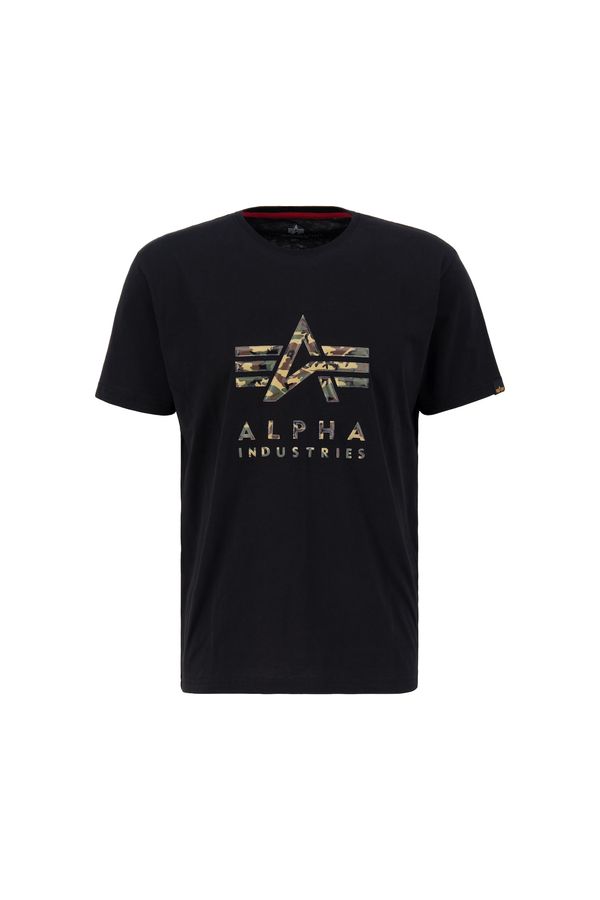 ALPHA INDUSTRIES ALPHA INDUSTRIES Majica 'Camo PP T'  rjava / kaki / večbarvno zelena / črna