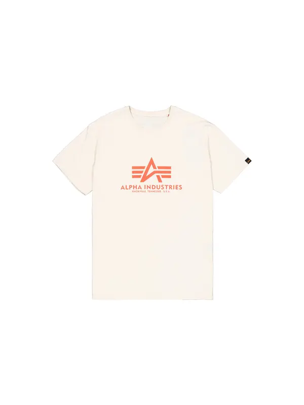 ALPHA INDUSTRIES ALPHA INDUSTRIES Majica 'Carbon'  oranžna / bela