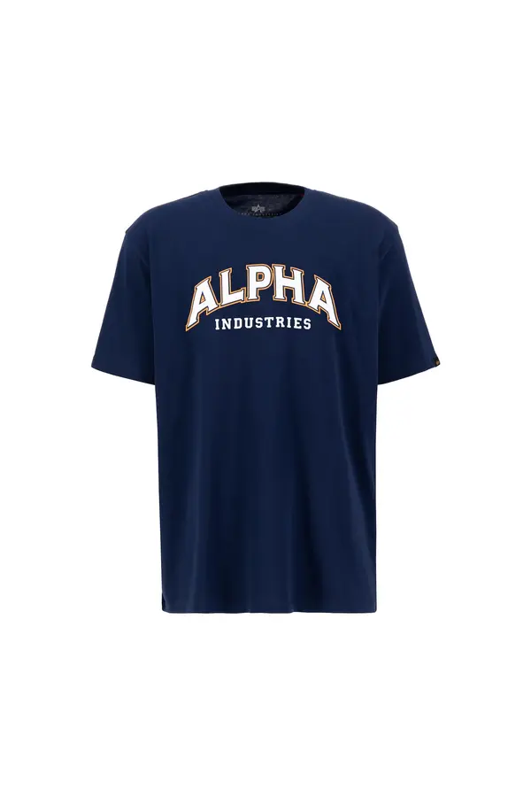 ALPHA INDUSTRIES ALPHA INDUSTRIES Majica 'College'  mornarska / marelica / bela