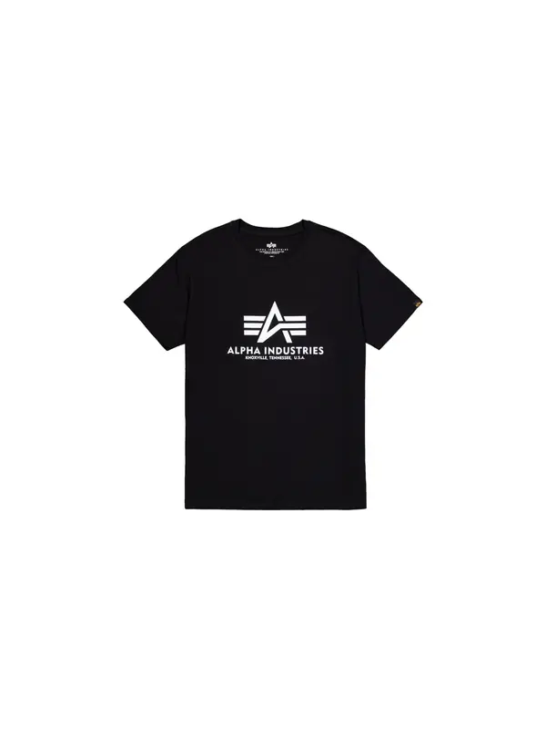 ALPHA INDUSTRIES ALPHA INDUSTRIES Majica  črna / bela