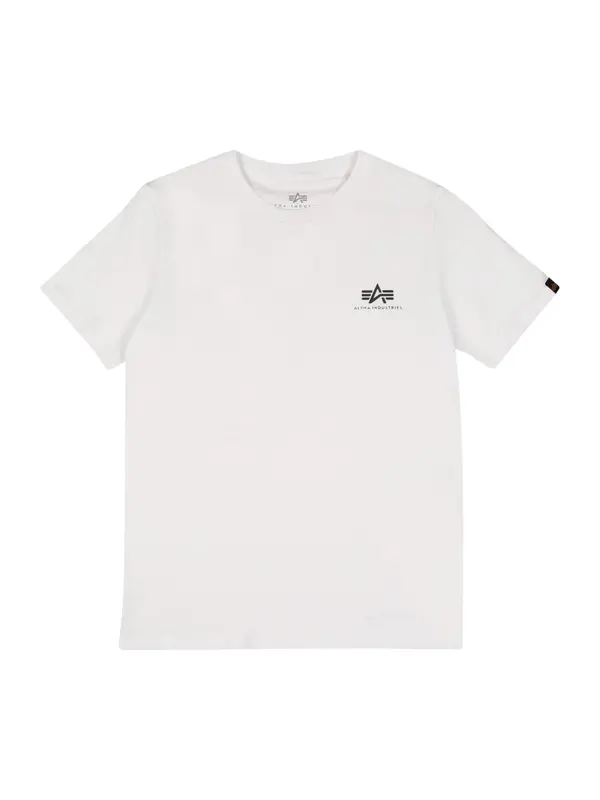 ALPHA INDUSTRIES ALPHA INDUSTRIES Majica  črna / bela