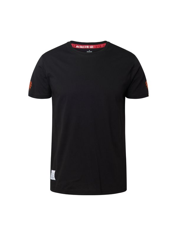 ALPHA INDUSTRIES ALPHA INDUSTRIES Majica 'Dragon'  modra / lila / oranžna / črna