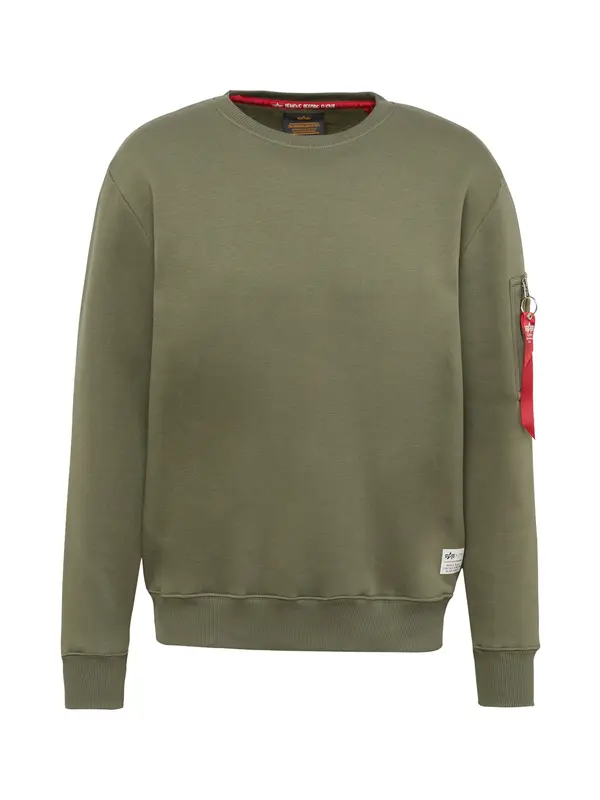 ALPHA INDUSTRIES ALPHA INDUSTRIES Majica 'Dragon'  rjava / zlato-rumena / oliva / bela