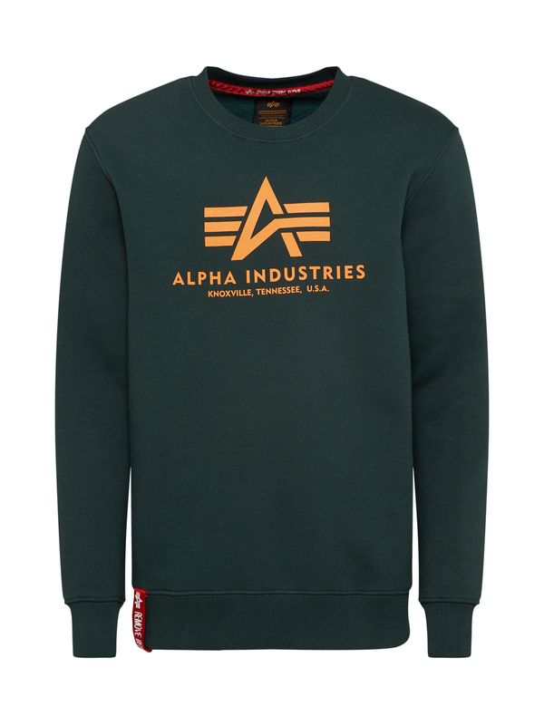 ALPHA INDUSTRIES ALPHA INDUSTRIES Majica  jelka / mandarina / rdeča / bela