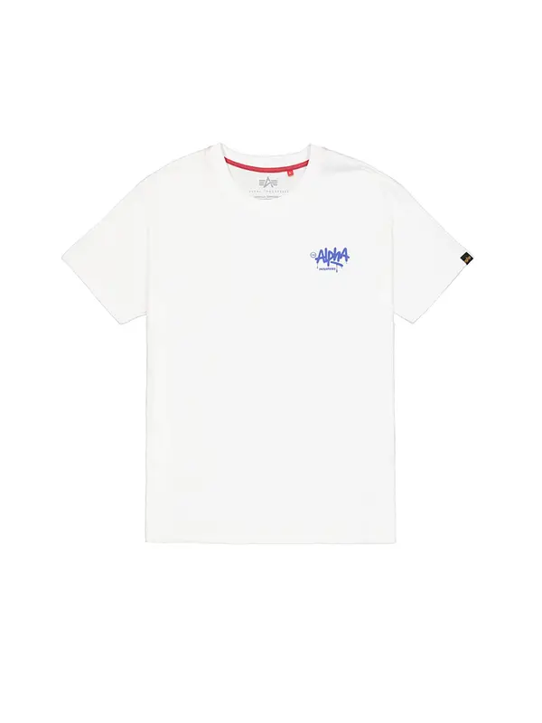 ALPHA INDUSTRIES ALPHA INDUSTRIES Majica  kraljevo modra / bela