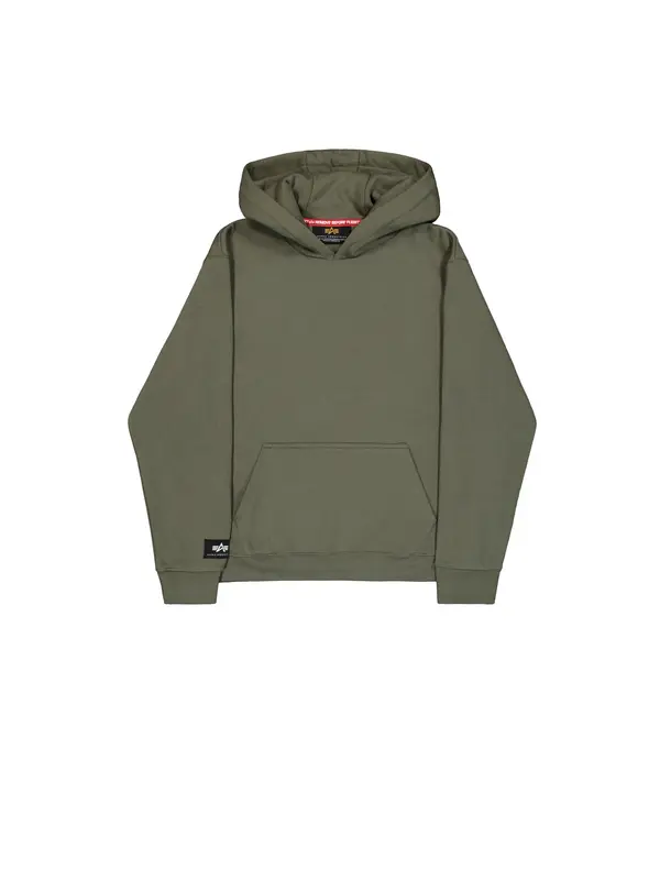 ALPHA INDUSTRIES ALPHA INDUSTRIES Majica 'Label'  oliva