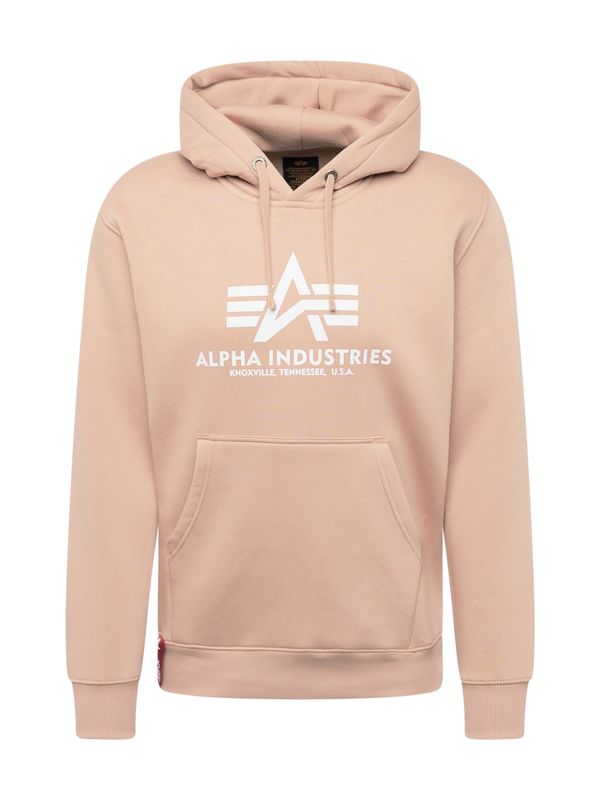 ALPHA INDUSTRIES ALPHA INDUSTRIES Majica  marelica / bela