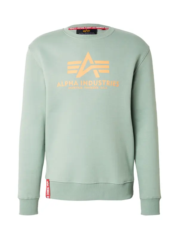 ALPHA INDUSTRIES ALPHA INDUSTRIES Majica  meta / oranžna