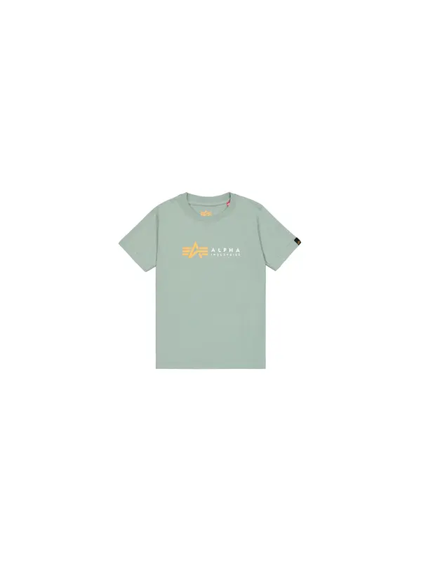 ALPHA INDUSTRIES ALPHA INDUSTRIES Majica  meta / svetlo oranžna / bela
