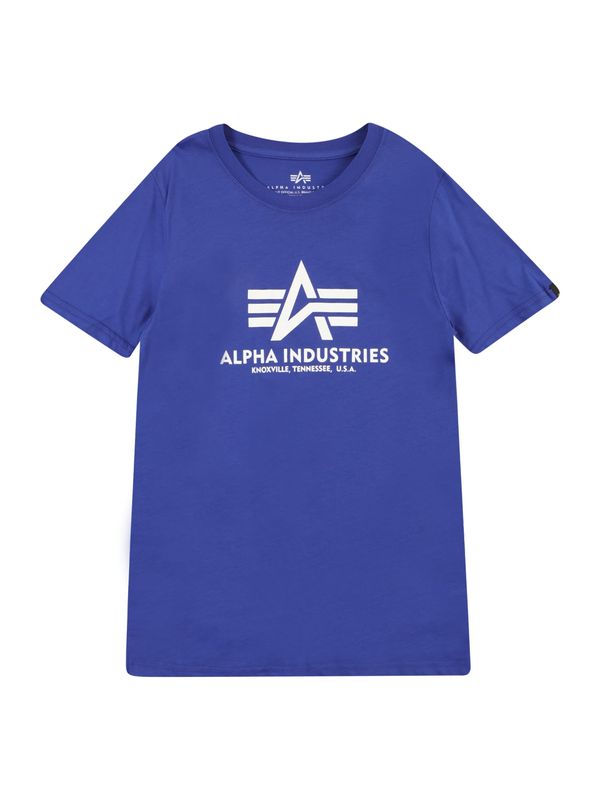ALPHA INDUSTRIES ALPHA INDUSTRIES Majica  modra / bela