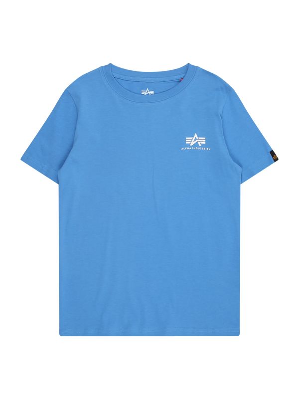 ALPHA INDUSTRIES ALPHA INDUSTRIES Majica  modra / bela