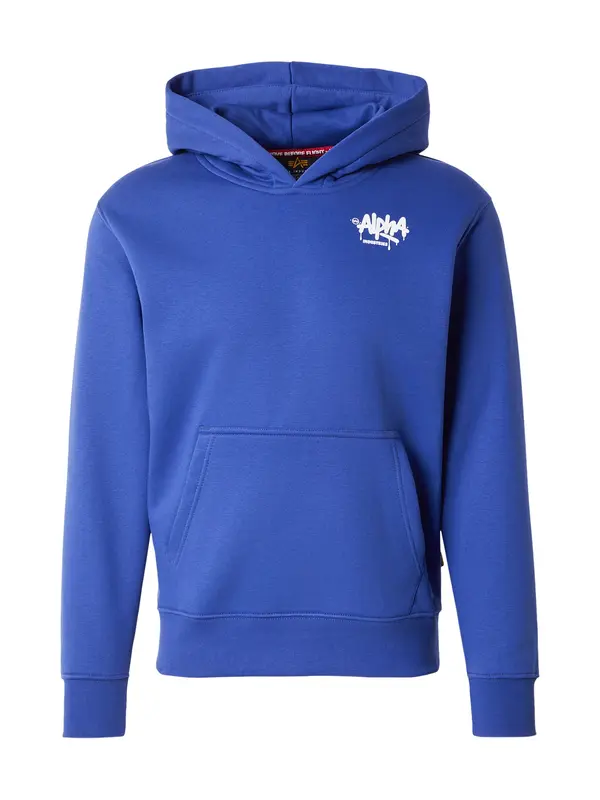 ALPHA INDUSTRIES ALPHA INDUSTRIES Majica  modra / bela