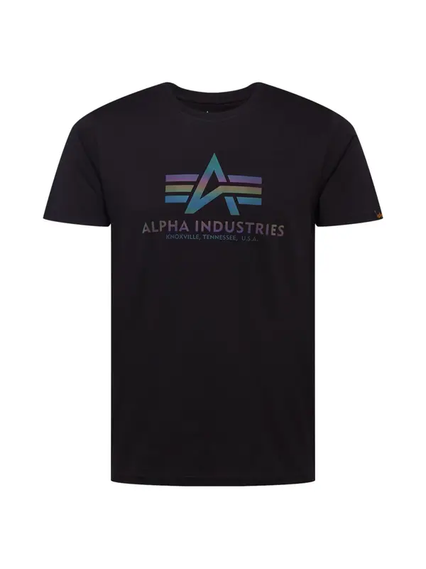 ALPHA INDUSTRIES ALPHA INDUSTRIES Majica  modra / zelena / temno liila / oranžna / črna