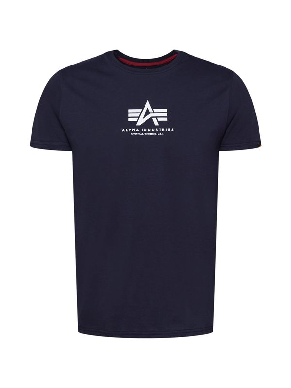 ALPHA INDUSTRIES ALPHA INDUSTRIES Majica  mornarska / bela