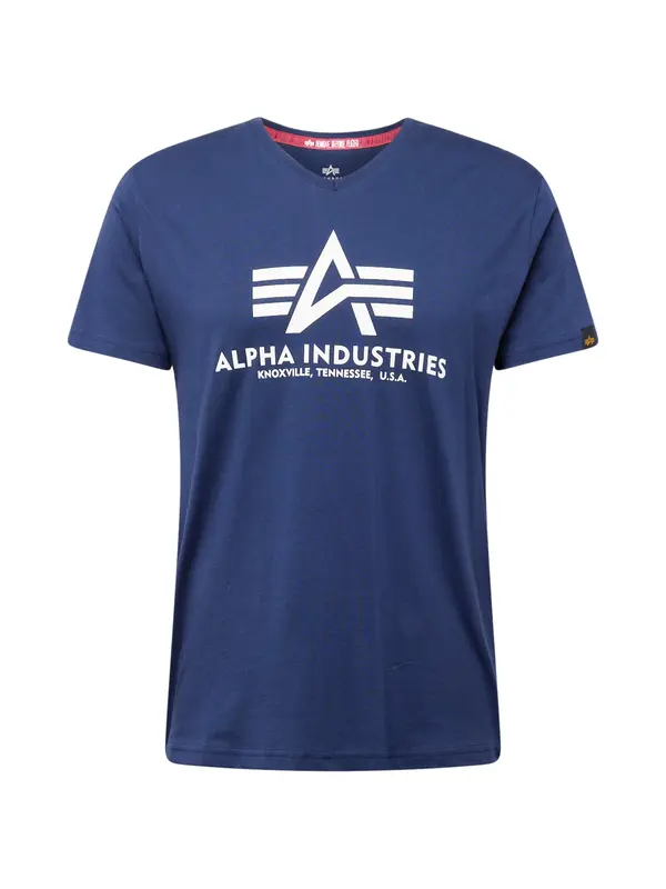 ALPHA INDUSTRIES ALPHA INDUSTRIES Majica  mornarska / bela