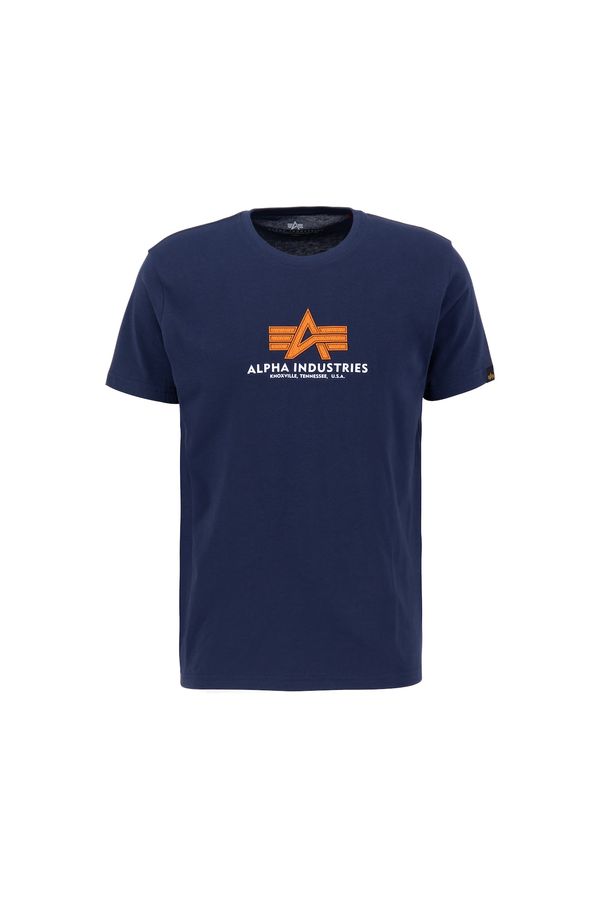 Alpha Industries ALPHA INDUSTRIES Majica  mornarska / oranžna