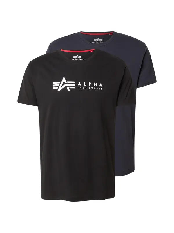 ALPHA INDUSTRIES ALPHA INDUSTRIES Majica  mornarska / rumena / črna / bela