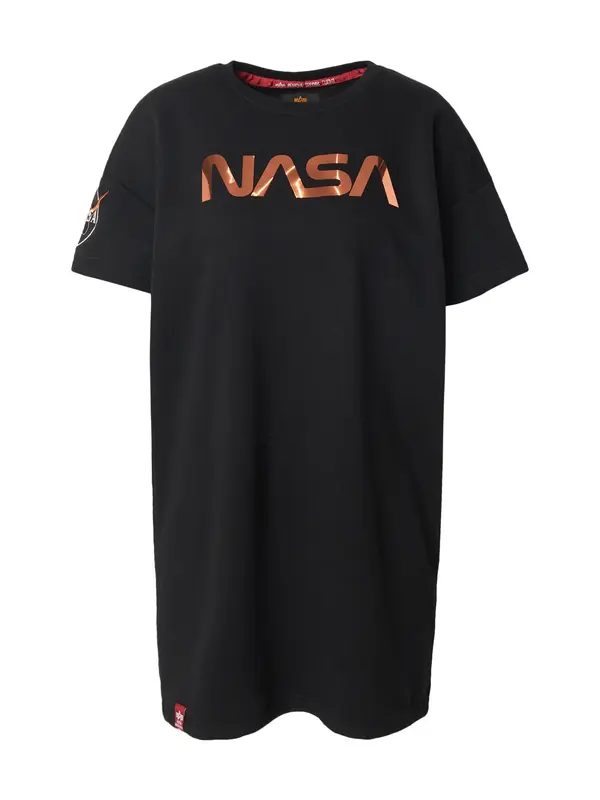ALPHA INDUSTRIES ALPHA INDUSTRIES Majica 'NASA'  zlata / oranžna / črna / bela