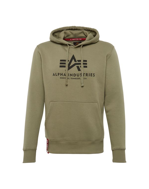 ALPHA INDUSTRIES ALPHA INDUSTRIES Majica  oliva / črna