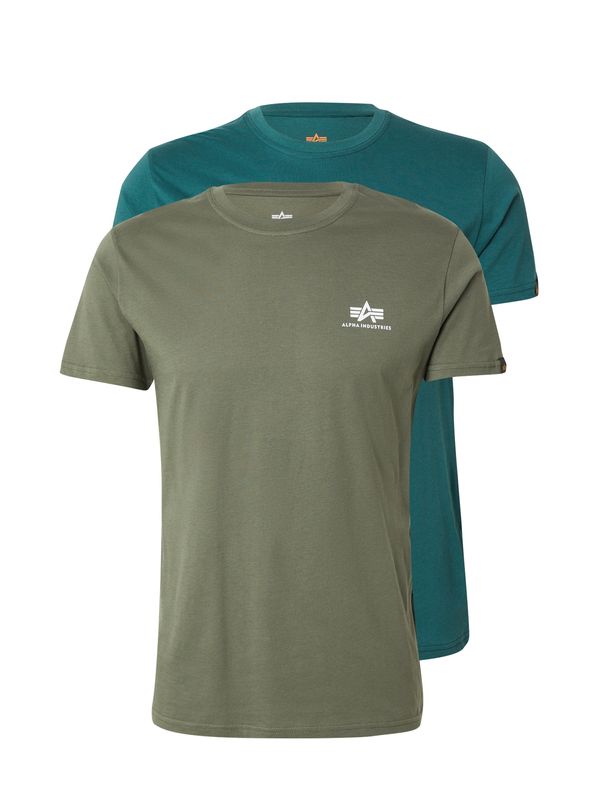 ALPHA INDUSTRIES ALPHA INDUSTRIES Majica  oliva / smaragd