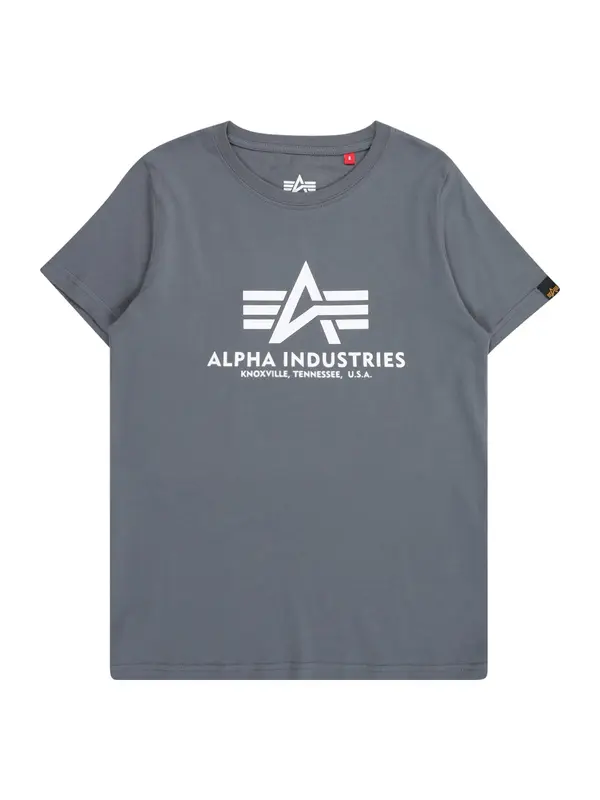 ALPHA INDUSTRIES ALPHA INDUSTRIES Majica  opal / črna / bela