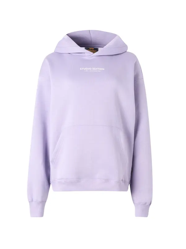 ALPHA INDUSTRIES ALPHA INDUSTRIES Majica  pastelno lila / črna / bela