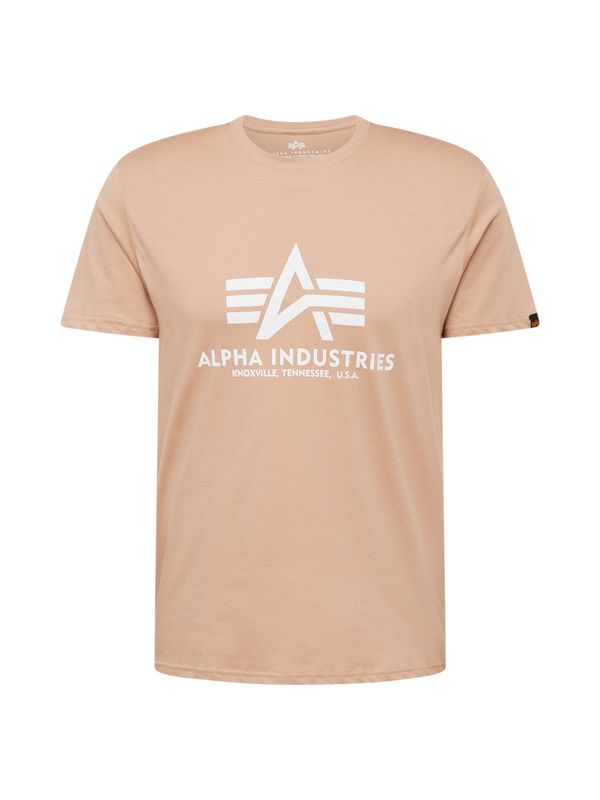 ALPHA INDUSTRIES ALPHA INDUSTRIES Majica  pastelno oranžna / bela