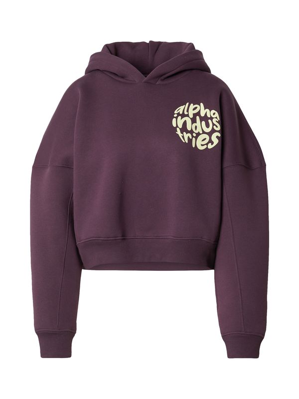 ALPHA INDUSTRIES ALPHA INDUSTRIES Majica  pastelno rumena / jajčevec