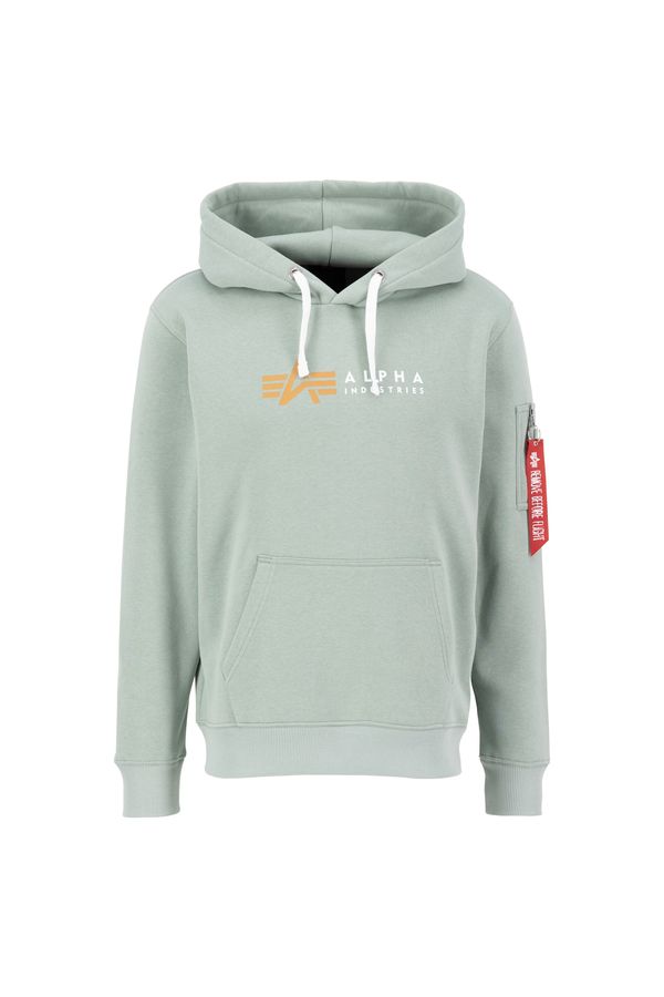 ALPHA INDUSTRIES ALPHA INDUSTRIES Majica  pastelno zelena / svetlo oranžna / rdeča / bela