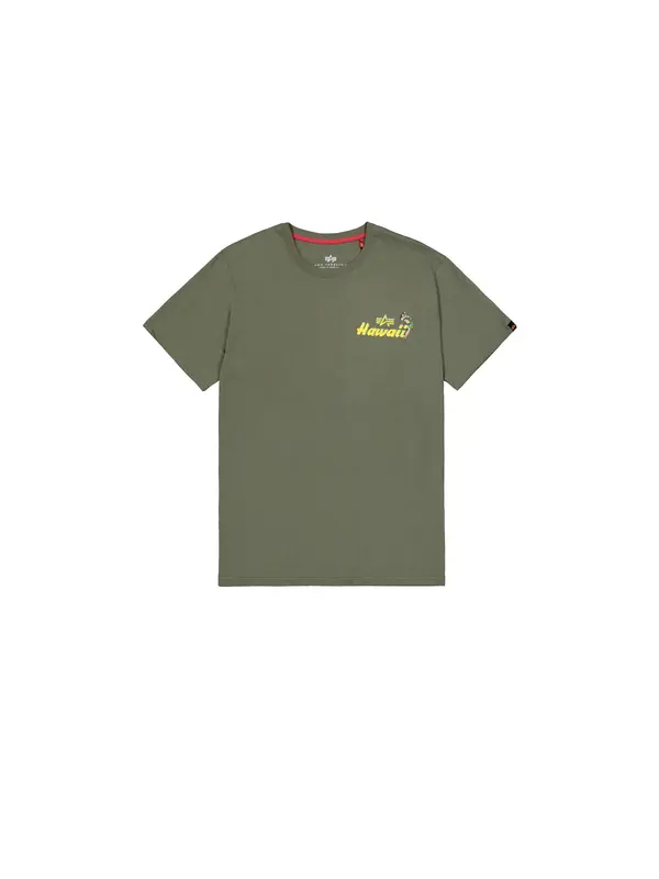 ALPHA INDUSTRIES ALPHA INDUSTRIES Majica 'Pearl Harbor'  rumena / oliva / češnjevo rdeča / črna