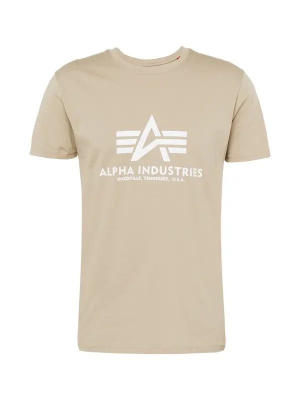 ALPHA INDUSTRIES ALPHA INDUSTRIES Majica  pesek / bela