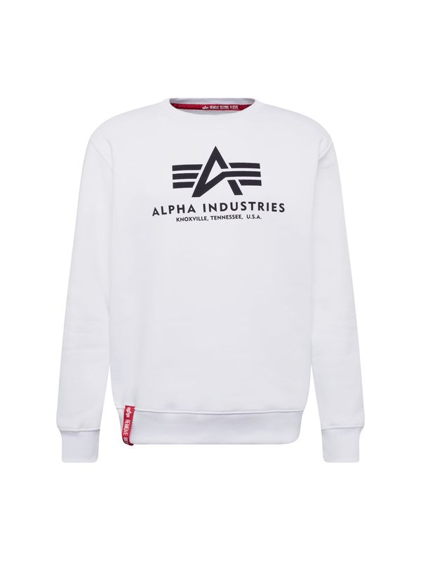 ALPHA INDUSTRIES ALPHA INDUSTRIES Majica  rdeča / črna / bela