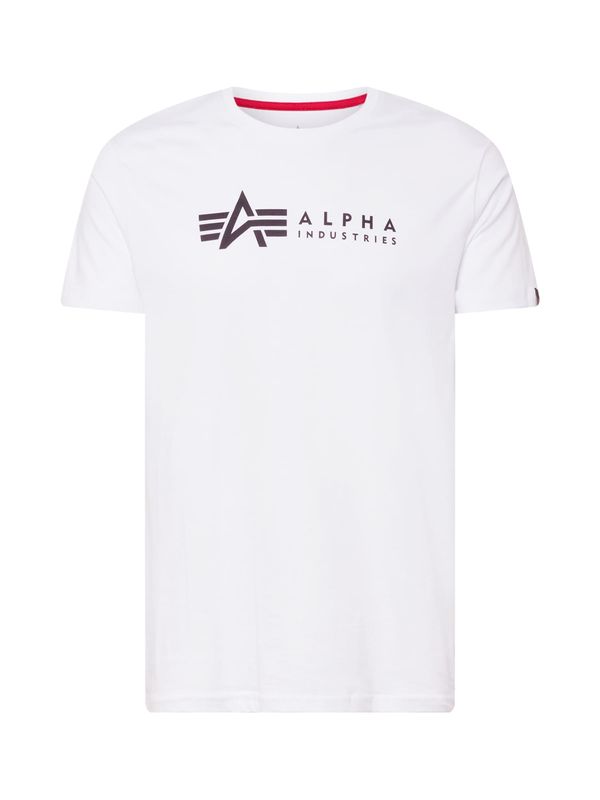 ALPHA INDUSTRIES ALPHA INDUSTRIES Majica  rdeča / črna / bela