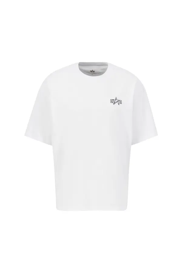 ALPHA INDUSTRIES ALPHA INDUSTRIES Majica  rdeča / črna / bela