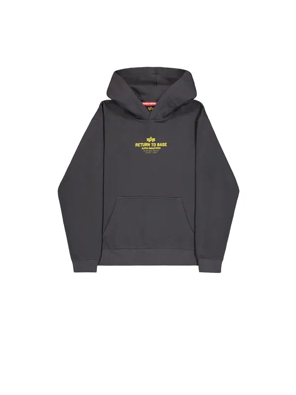 ALPHA INDUSTRIES ALPHA INDUSTRIES Majica 'Return To Base'  rumena / temno siva