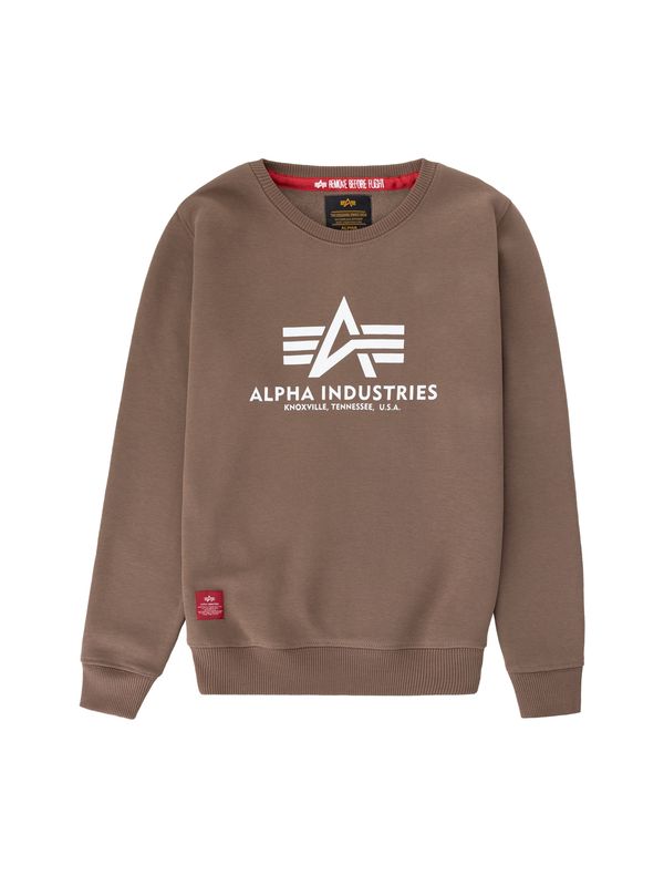 ALPHA INDUSTRIES ALPHA INDUSTRIES Majica  rjava / bela